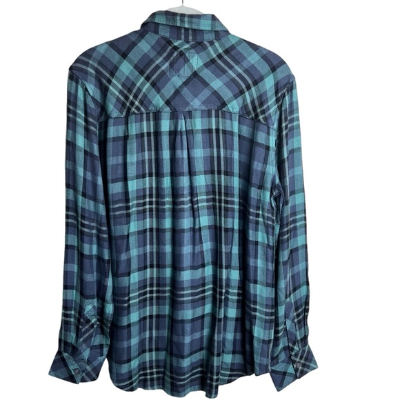 Rails Women’s Hunter Shirt In Smoke Agave Black Size M - Picture 3 of 15